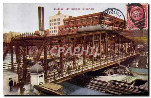 Cartes postales Chicago Madison St Bridge