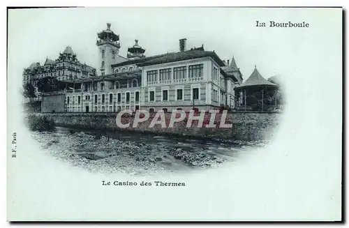 Cartes postales La Bourboule le casino des thermes