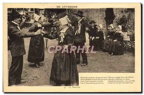 Ansichtskarte AK En Auvergne La bourre Folklore