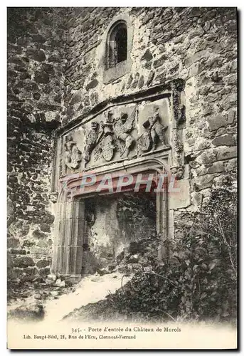 Cartes postales Porte d&#39entree du Chateau de Murols