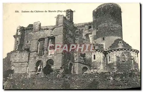 Ansichtskarte AK Ruines du Chateau de Murols