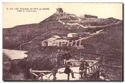 Cartes postales Sommet du Puy de Dome