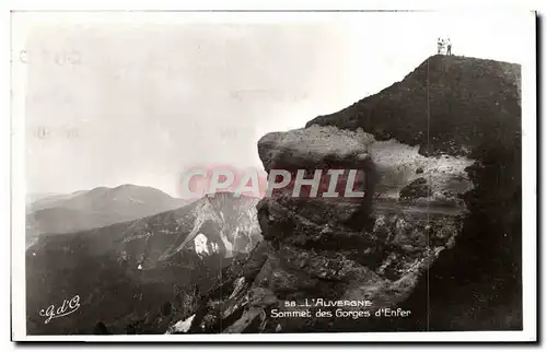 Cartes postales L&#39Auvergne Sommet des Gorges d&#39Enfer