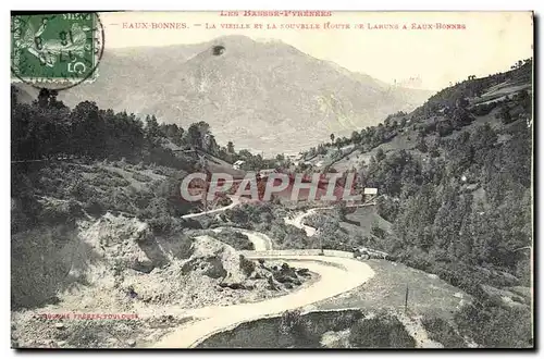 Cartes postales Eaux Bonnes La Vieille Et La nouvelle Route de Laruns a Eaux Bonnes