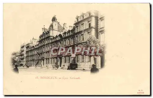 Cartes postales Bordeaux Lycee National