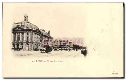 Cartes postales Bordeaux La Bourse