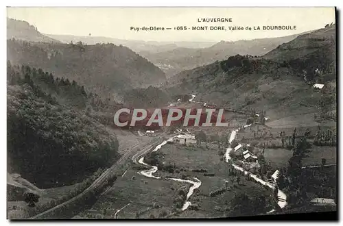 Cartes postales L&#39Auvergne Puy de Dome Mont Dore Vallee de la Bourboule