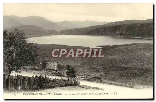 Ansichtskarte AK Environs Du Mont Dore Le Lac de Guery et le Mont Dore