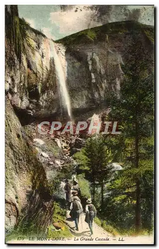 Ansichtskarte AK Le Mont Dore La Grande Cascade