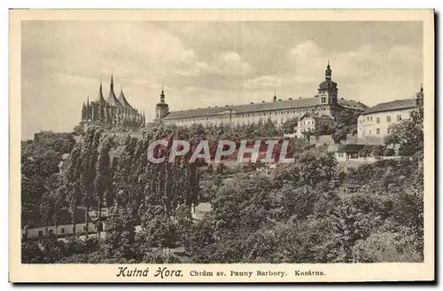 Cartes postales Kutna Hora Chram Sv Panny Barbory Kasarua