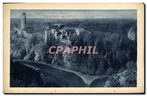 Cartes postales Hrad Zvikov Stok Vltavy S Otavou