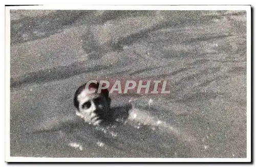 CARTE PHOTO Homme en maillot de bain