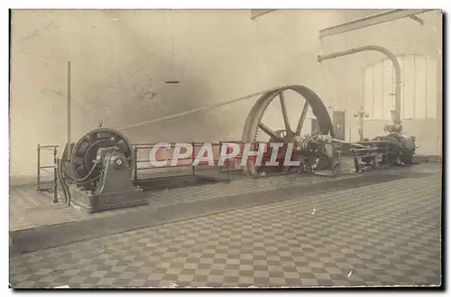 CARTE PHOTO Machine Industrie