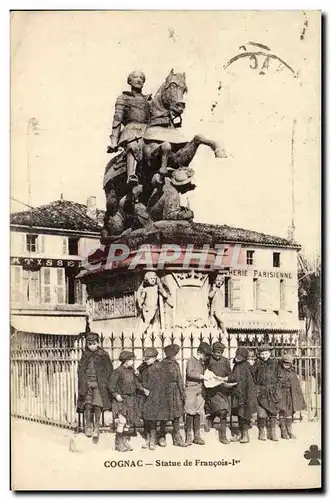 Cartes postales Cognac Statue De Francois 1er Enfants