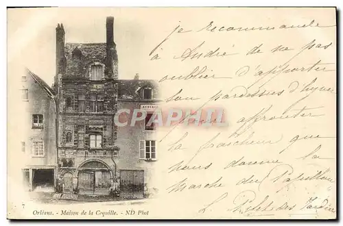 Cartes postales Orleans Maison De La Coquille