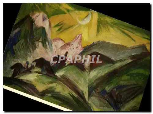 Cartes postales moderne Ernst Ludwig Kirchner Staffelalp Beim Mondschein