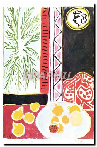 Moderne Karte Matisse Nature Morte Aux Grenades Huile Sur Toile Musee Matisse