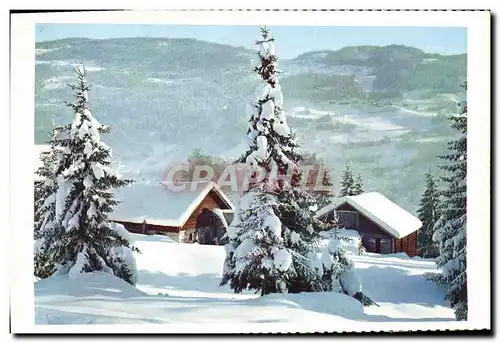 Cartes postales moderne Norge Vinter Ved Tretten I Gudbrandsdalen