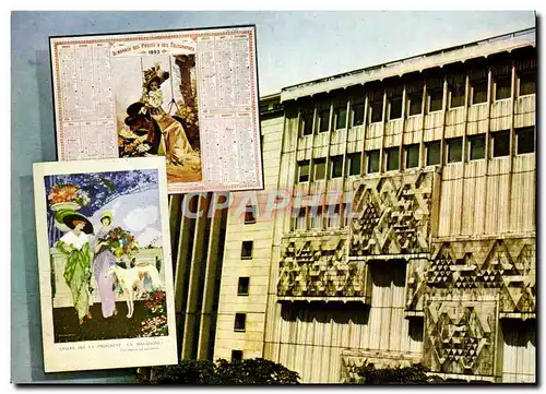 Moderne Karte Exposition Calendriers Et Cartes Postales Presentee Par Le Musee De LA Poste 1985