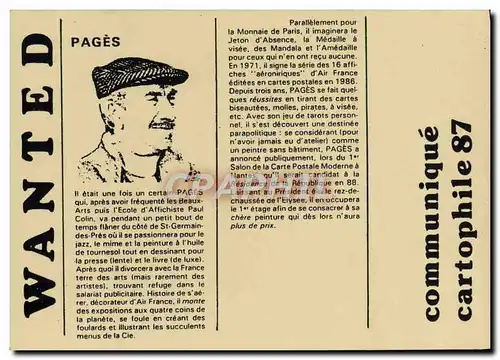 Cartes postales moderne Wanted Pages