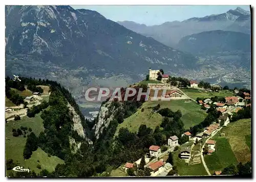 Cartes postales moderne Mont Saxonnex Vue Generale Aerienne