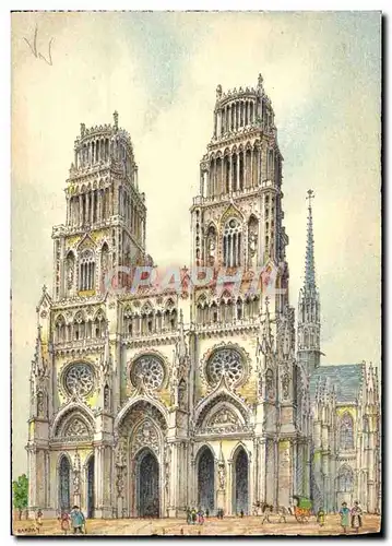 Cartes postales moderne Orleans La Cathedrale