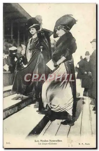 Cartes postales Les Modes Nouvelles La Jupe Culotte Femmes