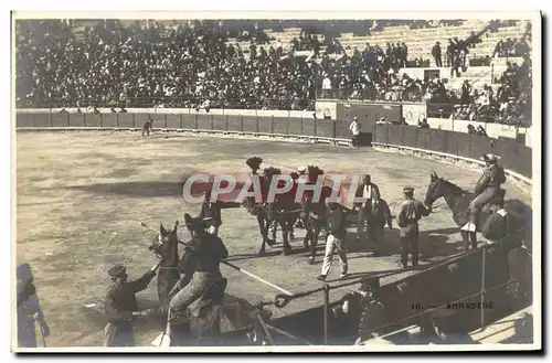 Cartes postales Arrastre Corrida Taureau