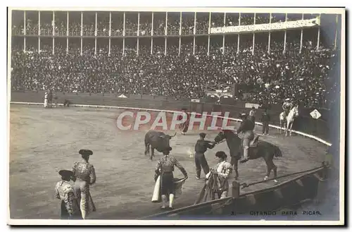 Cartes postales Citando Para Picar Corrida Taureau