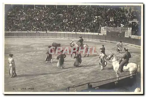 Cartes postales Una Pica Corrida Taureau