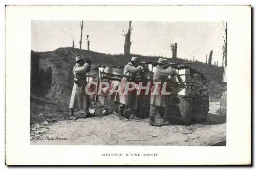 Cartes postales Defense D&#39Une Route Militaria