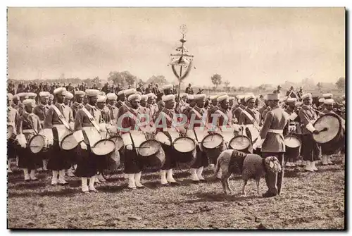 Cartes postales Nouba Marocaine Mouton Militaria