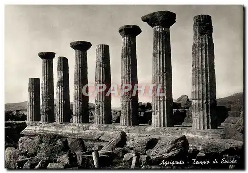 Cartes postales moderne Agrigento Tempia di Ercole