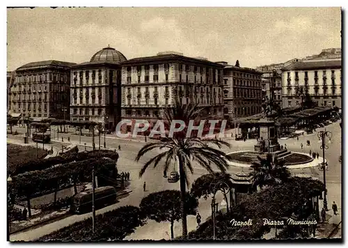 Cartes postales moderne Napoli Piazza Municipio