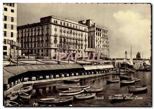 Cartes postales moderne Napoli Ristarante Santa Lucia
