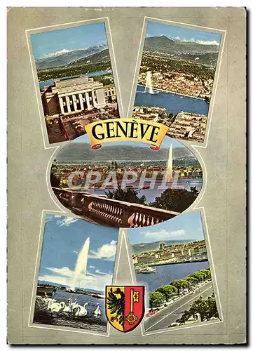 Moderne Karte Geneve