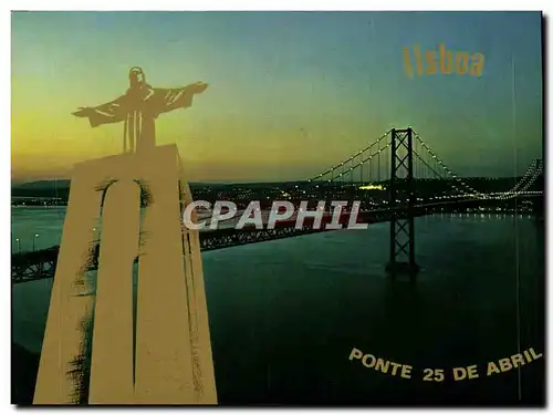 Cartes postales moderne Portugal Ponte sobre o tejo