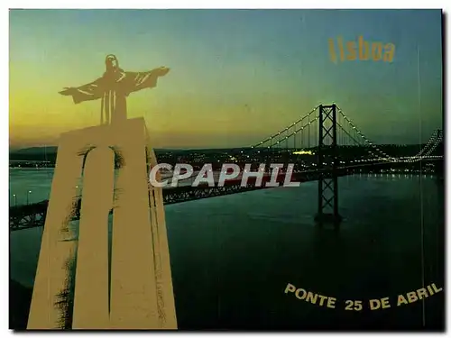 Moderne Karte Portugal Ponte sobre o tejo