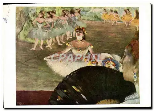 Cartes postales moderne Edgar Degas La danseuse au bouquet