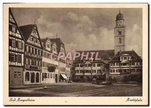 Cartes postales Bad Mergentheim Marktplatz