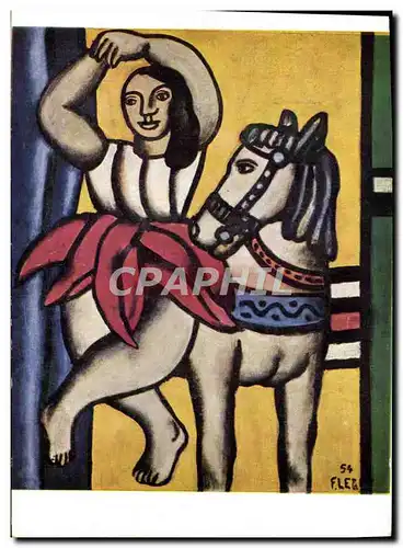 Cartes postales moderne Leger L&#39Ecuyere et le Cheval 1954