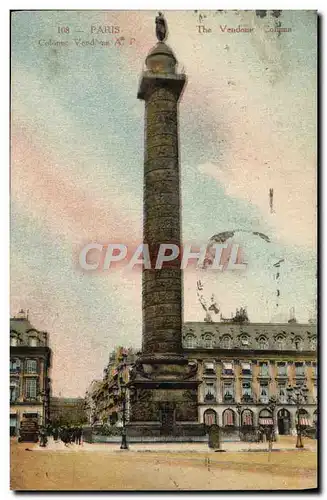 Cartes postales Paris Colonne Vendome