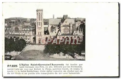 Cartes postales Paris L'Eglise Saint Germain l'Auxerrois