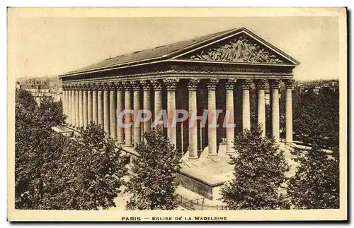 Cartes postales Paris Eglise De La Madeleine