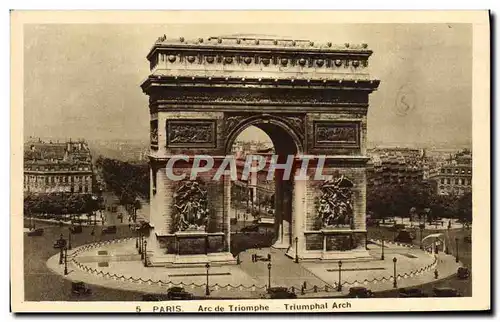 Cartes postales Paris Arc de Triomphe