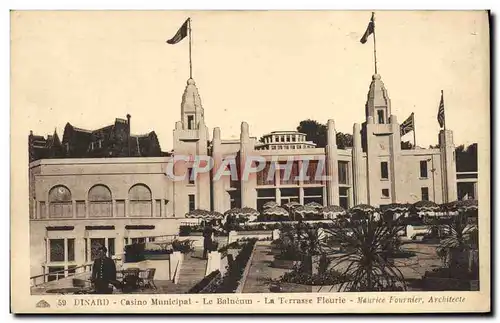 Cartes postales Dinard Casino municipal Le Balneum La Terrasse Fleurie