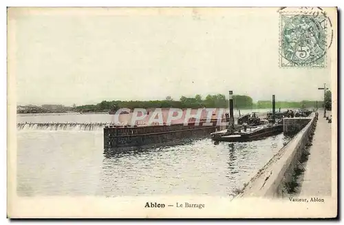 Cartes postales Ablon Le Barrage