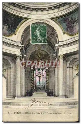 Cartes postales Paris Hotel des Invalides Sous le Dome