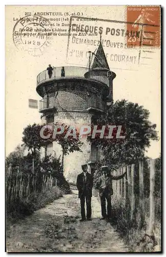 Cartes postales Argenteuil Le Moolin d'Orgemont La Tour et le Donjon