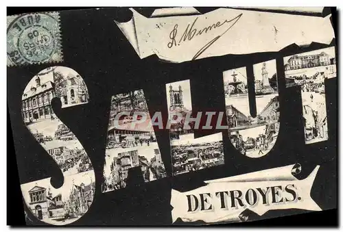 Cartes postales Salut De Troyes